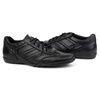 Buty męskie skórzane czarne sport style 7004DT czarne