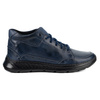 Pánská zateplená kotníková obuv 968MA navy blue lace-up