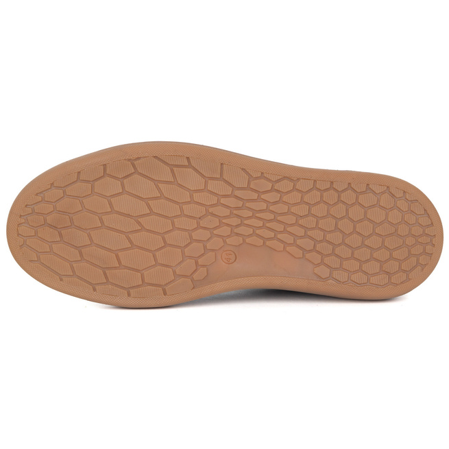 Buty męskie zamszowe skóra naturalna 7136DT brązowe
