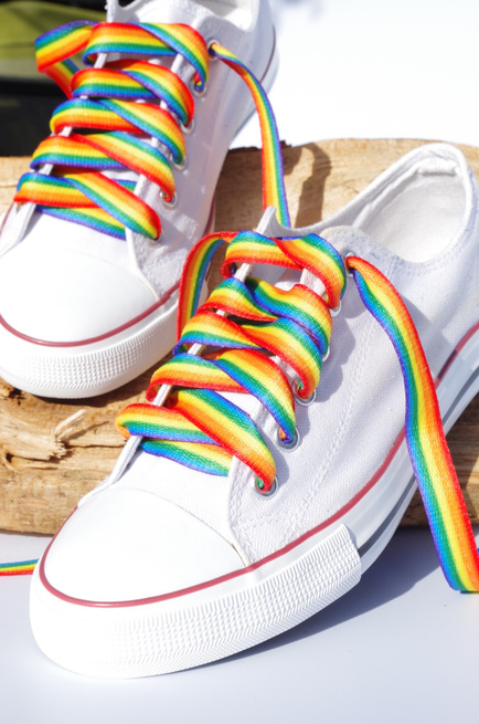 Sznurowadła płaskie z nadrukiem Wielokolorowe, Amusing Laces