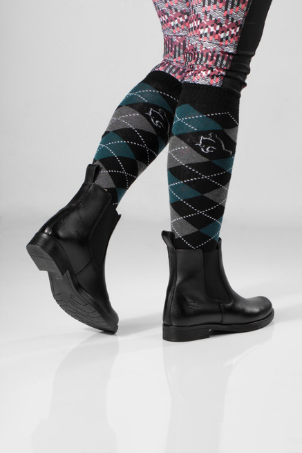 Dámské zateplené kožené jezdecké boty Rusttler ARDENA