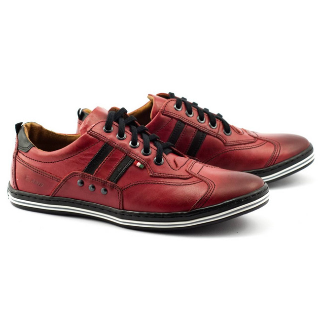 Pánská obuv CASUAL 1801 red