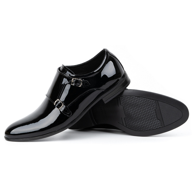 Kožené společenské boty Monki 287LU lak černá