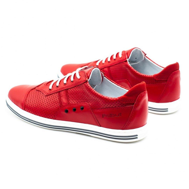 Pánská volnočasová obuv 1801LP červená