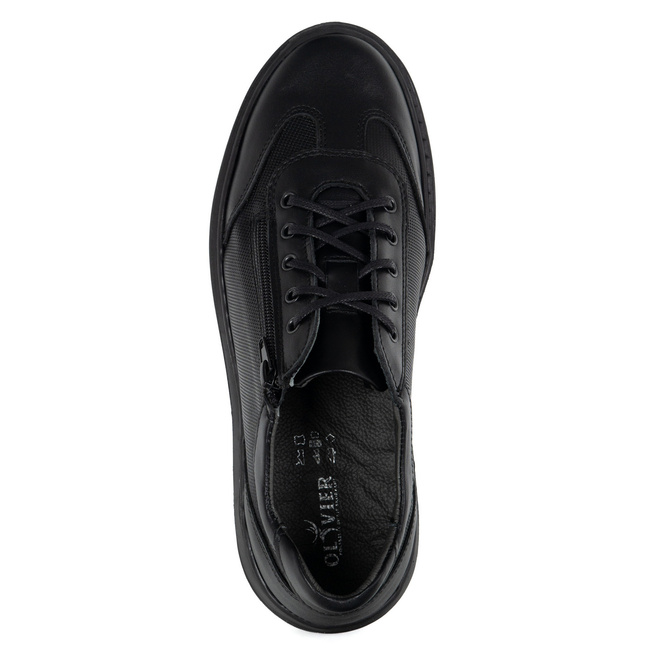 Buty męskie skóra naturalna OLIVIER 7142DT czarne