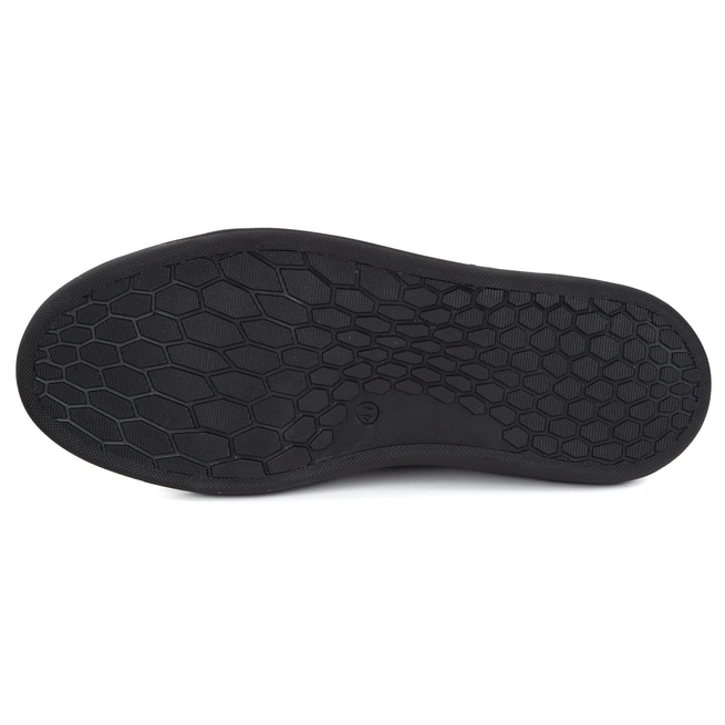 Buty męskie zamszowe skóra naturalna 7136DT czarne