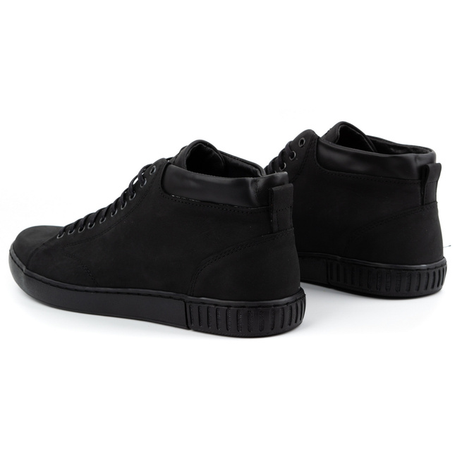 Pánské kožené tenisky 2108 black