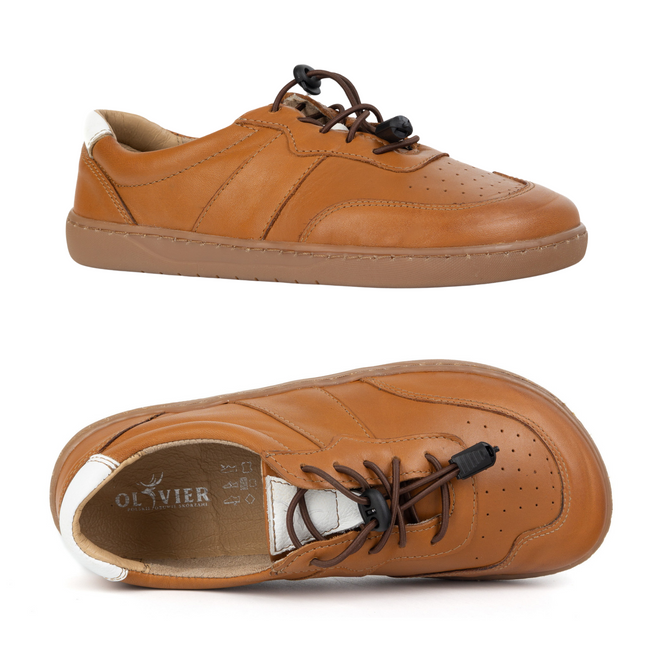 Dámské kožené boty ARIA hnědé 103MP