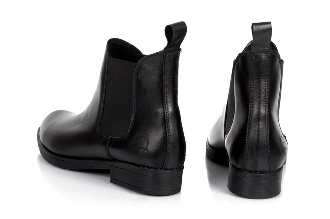 Rusttler dámské kožené jezdecké boty nízké KARO