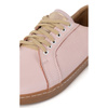 Aura: Różowe Damskie Barefoot Sneakersy Skórzane | Modne Buty Minimalistyczne, Zerowy Drop