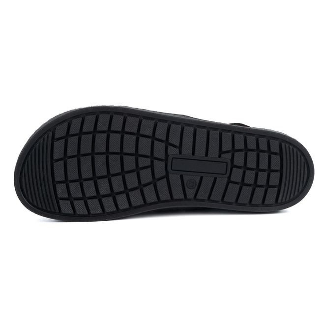 Buty męskie barefoot zimowe skórzane 756MP polskie obuwie z naturalnej skóry ocieplane brązowe