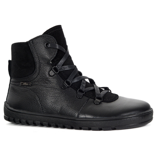 Buty damskie barefoot Madison ocieplane naturalną wełną merino czarne