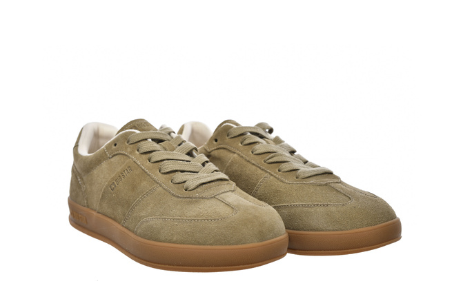 Sneakersy damskie skórzane Big Star SS274675 beżowe