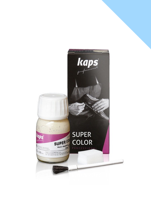 Barva na přírodní a syntetickou kůži modrá