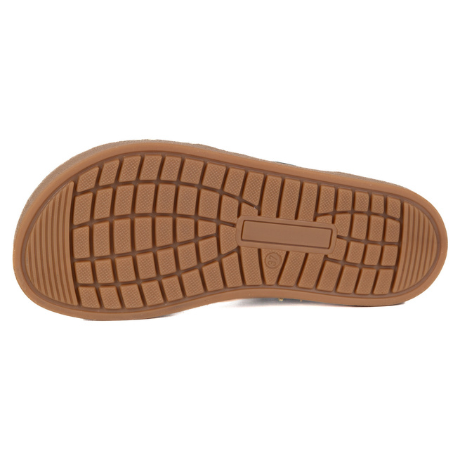 Buty damskie zimowe barefoot skórzane Z-B05 zielone