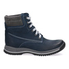 Dámské kožené boty Pollonus navy blue 5-0739-021