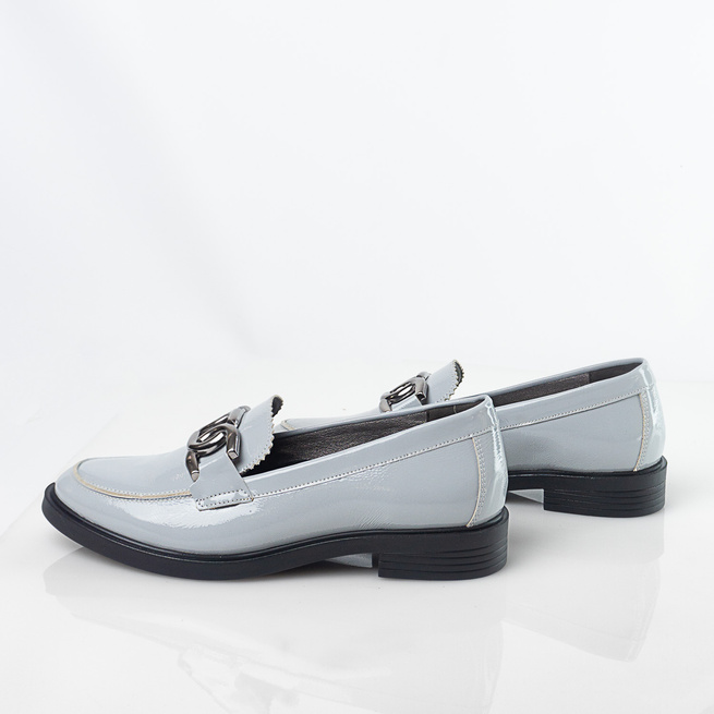 Dámské šedé nazouvací lodičky Kostex 2741 L122