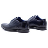 Pánská společenská kožená obuv 482 navy blue