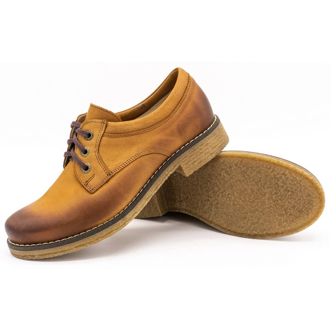 Dámské kožené boty kozačky 656B red