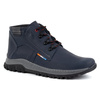 Pánské zimní kožené boty 119GT navy blue