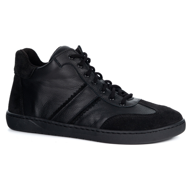 Buty barefoot minimalistyczne skórzane WASAK 0802W czarne
