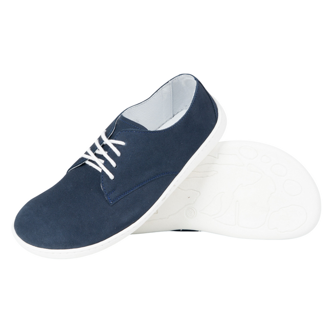 Skórzane pólbuty damskie Pollonus Barefoot 5-1288-026 Granat Samuel