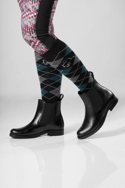 Dámské zateplené kožené jezdecké boty Rusttler ARDENA