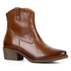 Olivier Dakota – eleganckie botki damskie skórzane premium, kowbojki