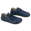 Dámské kožené minimalistické boty barefoot 1242 navy blue