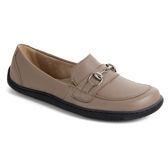 Barefoot damskie mokasyny skórzane minimalistyczne 1288AR cappuccino