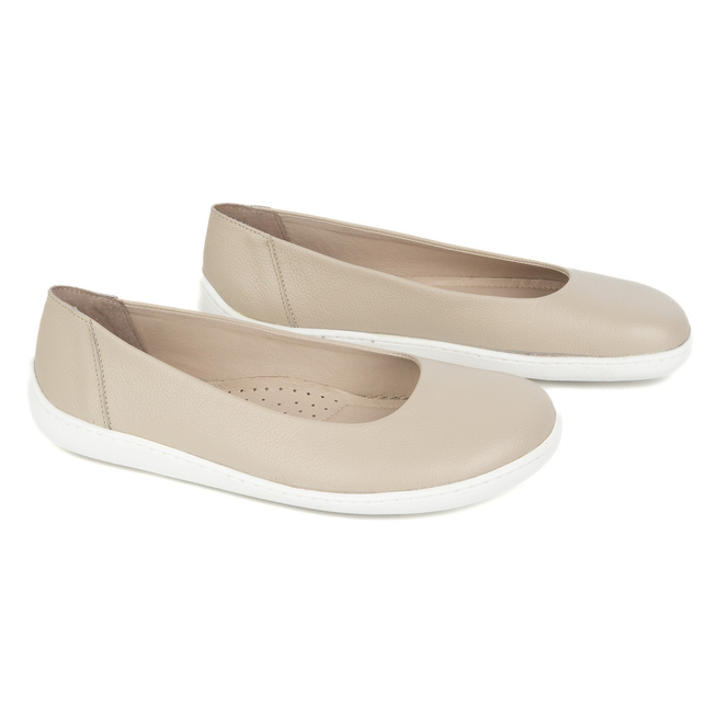 BAREFOOT Dámské minimalistické nazouvací lodičky 1771POL beige