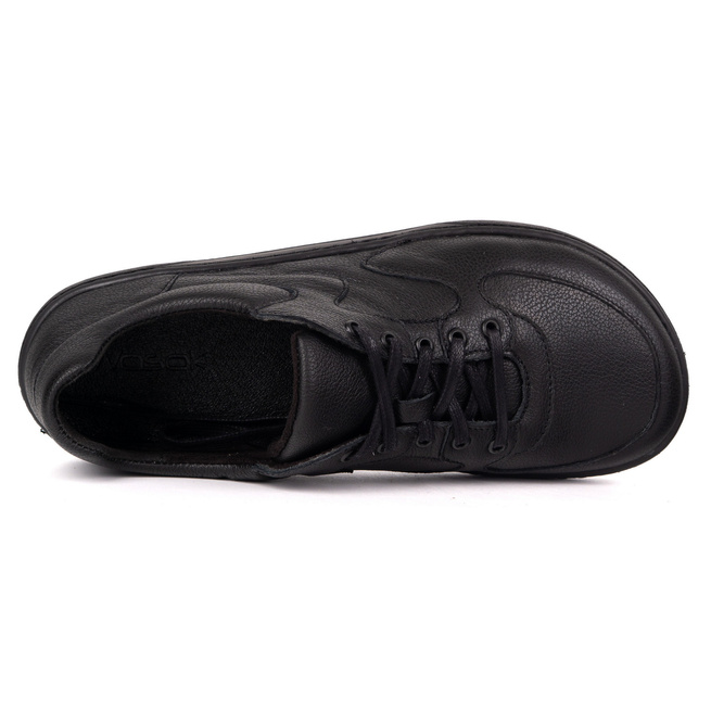 Barefoot minimalistická kožená obuv WASAK 0801W BLACK