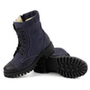 Dámské kožené boty zateplené zimní boty 272BB navy blue