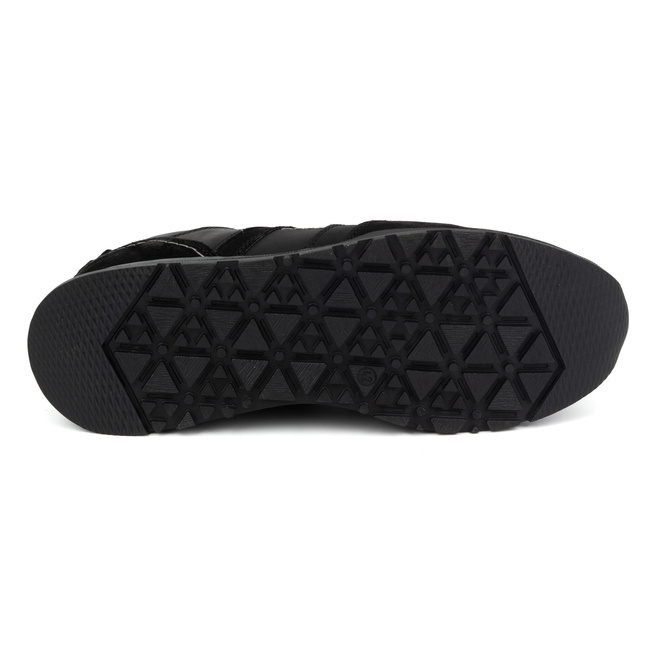 Buty męskie skórzane sznurowane SPORT STYLE 310GT czarne