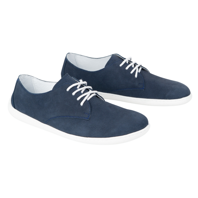 Pollonus Barefoot dámské kožené polobotky 5-1288-026 Samuel navy blue