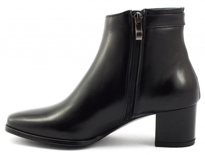 Dámské ještěrkové boty 04469 Black