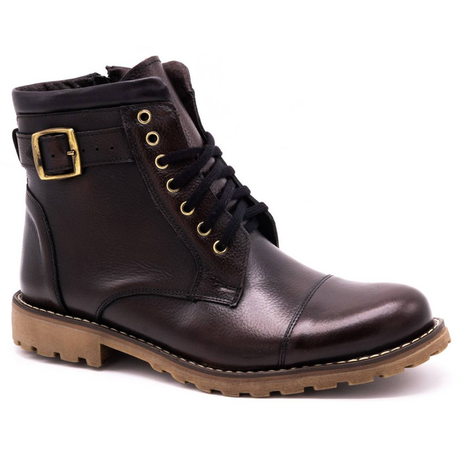 Pánské kožené boty 910MP kabir