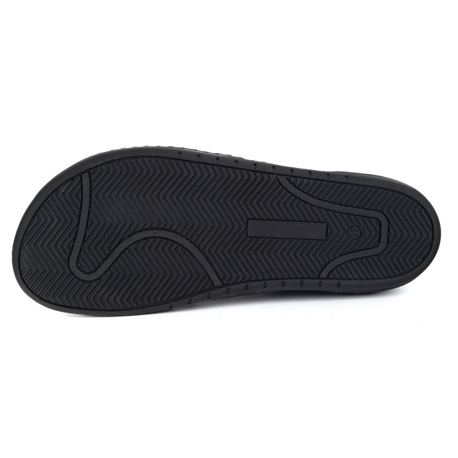 BAREFOOT Męskie buty skórzane sznurowane minimalistyczne 115KZ czarne crazy