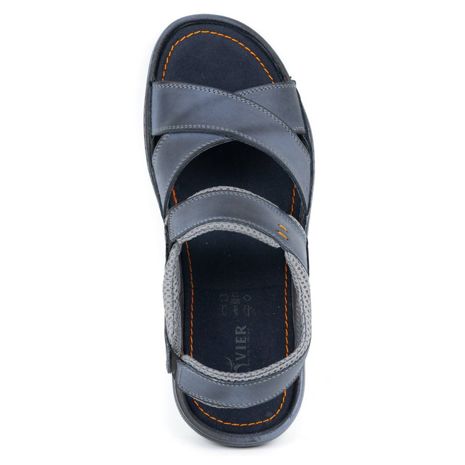 Pánské kožené sandály 336GT - ideální na dovolenou, lehké a pohodlné