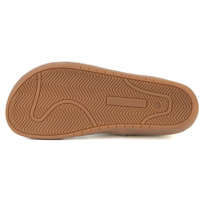 Buty damskie zimowe barefoot skórzane na zamek Z-B07 kremowe ecru