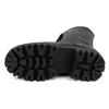 Dámské zateplené kožené boty 401BB pea black