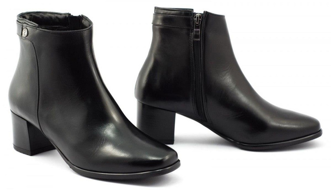 Dámské ještěrkové boty 04469 Black