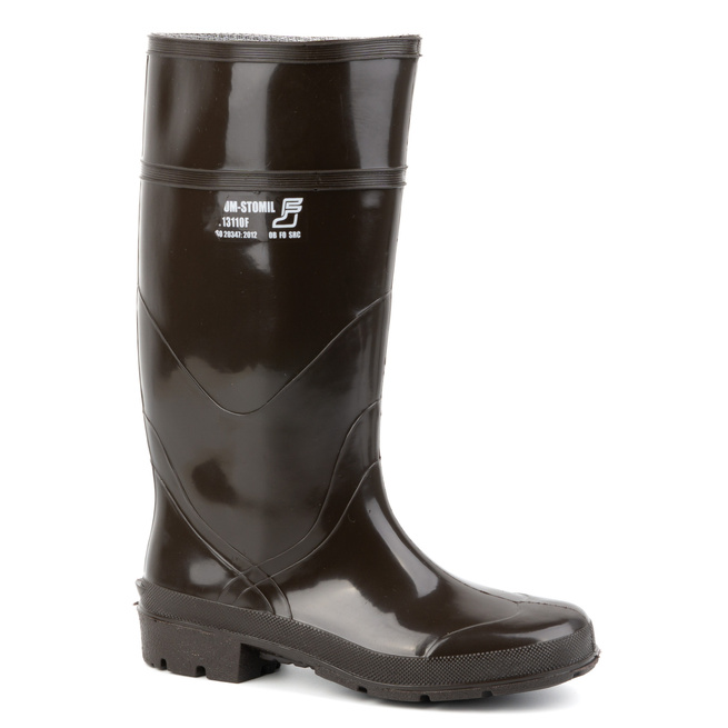 Olejivzdorná pracovní obuv gumboots 13110F hnědá
