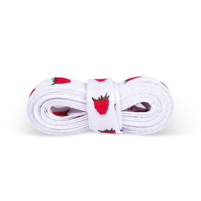 Sznurowadła płaskie z nadrukiem Malina, Amusing Laces