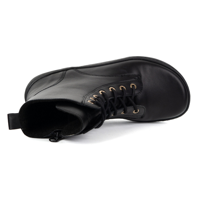 Buty damskie barefoot zimowe skórzane Olivier Liv 1303 ocieplane