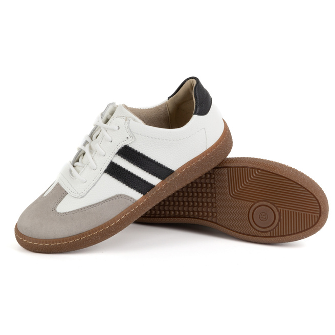 Dámské kožené polobotky STYLE 1259 white