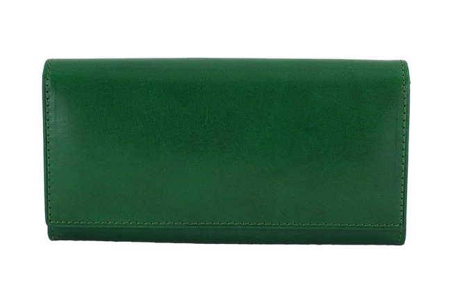 Portfel damski skórzany Barberini's - Zielony