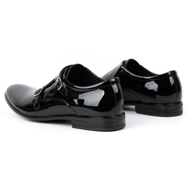 Kožené společenské boty Monki 287LU lak černá