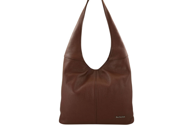 Módní taška se širokým uchem - hnědá