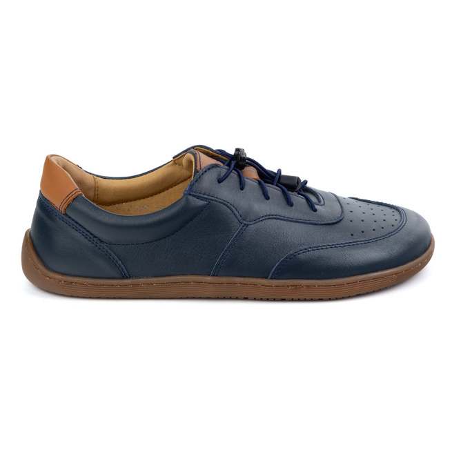 BAREFOOT minimalistická kožená obuv 500/54 navy blue